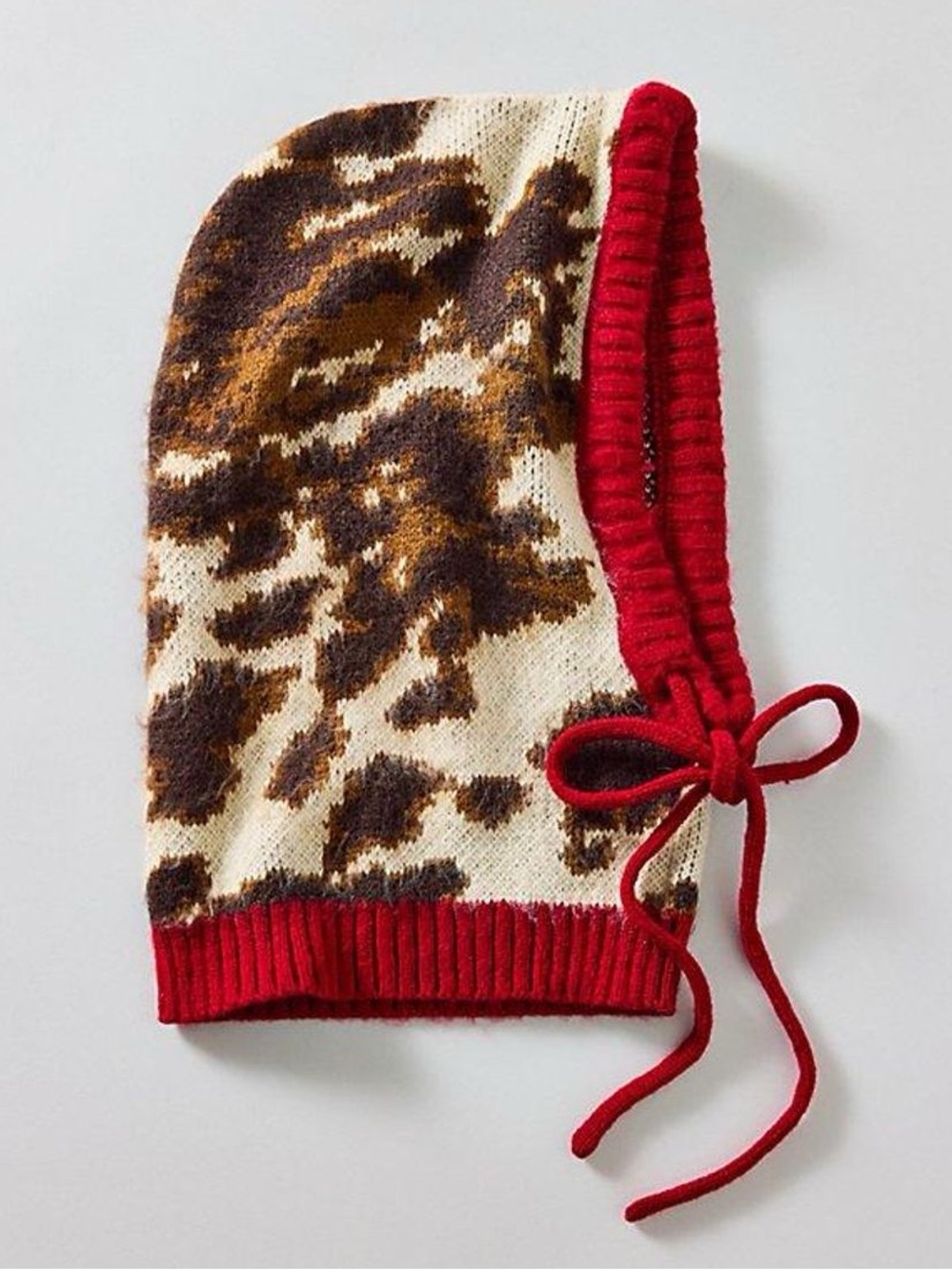 NWOT Urban Outfitters Cow Print Balaclava Hood
